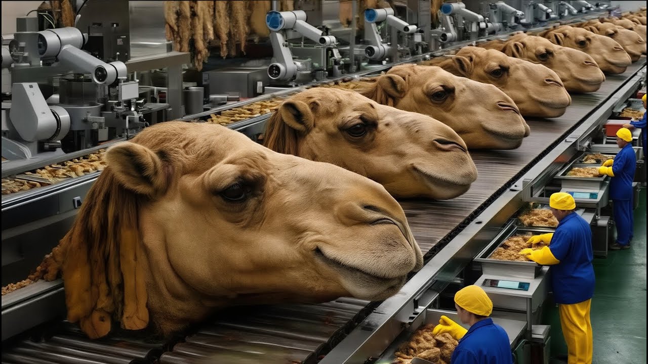 Inside the Camel Wool Factory | From Camel Skin to Luxury Coat (Full Process)