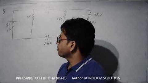 Good Question of Capacitor by RKH Sir