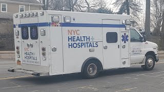Hunter Ems Operated Nyc Healthhospitals Interfacility Truck Passing By On 233Rd Street In The Bronx