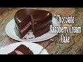 Chocolate Raspberry Cream Cake ~ Valentines Day Cake