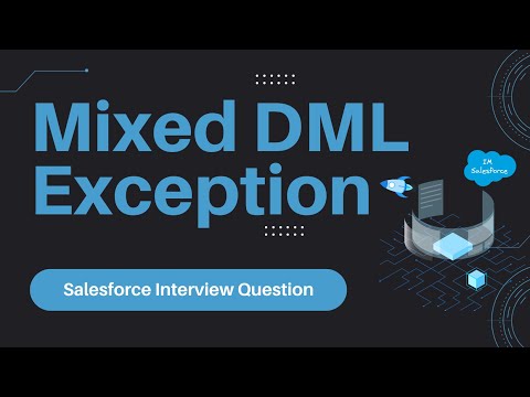 Mixed DML Exception in Salesforce | Salesforce Interview Question