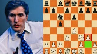 Bobby Fischer's stunning King's Indian Attack