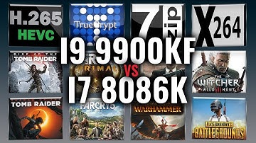 Intel i9 9900KF vs i7 8086K Benchmarks | Test Review | Comparison | Gaming | 13 Tests
