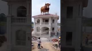 This is very  ￼ skillful ￼and powerful cow 🐄👀👀😜😜🥰😹 #funny #comedy