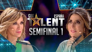 PROGRAMA COMPLETO con el jurado LLEGANDO TARDE al directo | Semifinales 01 | Got Talent España 2019
