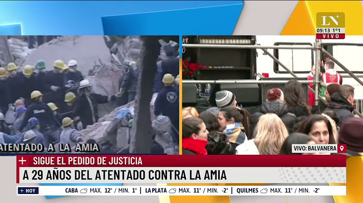 A 29 años del atentado contra la AMIA; murieron 85 personas y hubo 300 heridos