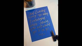 Information Calligraphy on Post-it Notes 🖋️ Live & Unscripted Guide
