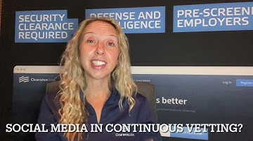 Social Media Monitoring of Clearance Holders