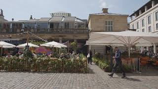 Bar or cafe or restaurant in covent garden market with tourists in london uk #uk #london #londonlife