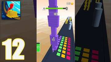 Stack colors - Level 12 | Gameplay Walkthrough (Android, iOS)