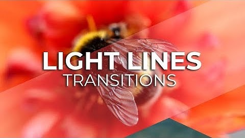 Light Lines Transitions Premiere Pro Presets