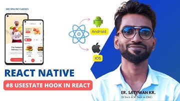 React Native Tutorial in Hindi #8 useState() Hook in React