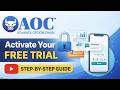 Getting Started with AOC Calculator | Signup, Login &amp; 7-Day Free Trial Activation Guide [English]