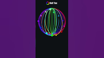 INSANE Pendulum Wave Spins Around Sphere. So Pretty! | Mixolydian Mode #polyrhythms #shorts