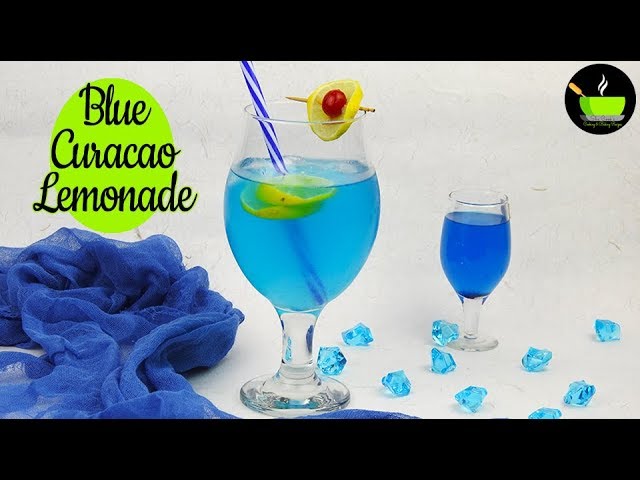 Blue Curacao Lemonade | Summer Drink | Non-Alcoholic | Instant Summer Drinks | She Cooks