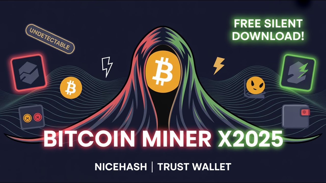 Bitcoin Miner X2025: Free Silent Miner | NiceHash & Trust Wallet | Undetectable 2025 Download