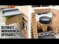 Ultimate Workbench Upgrades! Built in Slide Out Seat