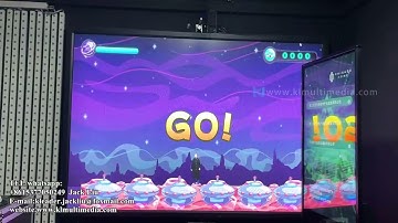 Interactive Trampoline Game | AR trampoline dynamic | indoor amusement park platform fitness game