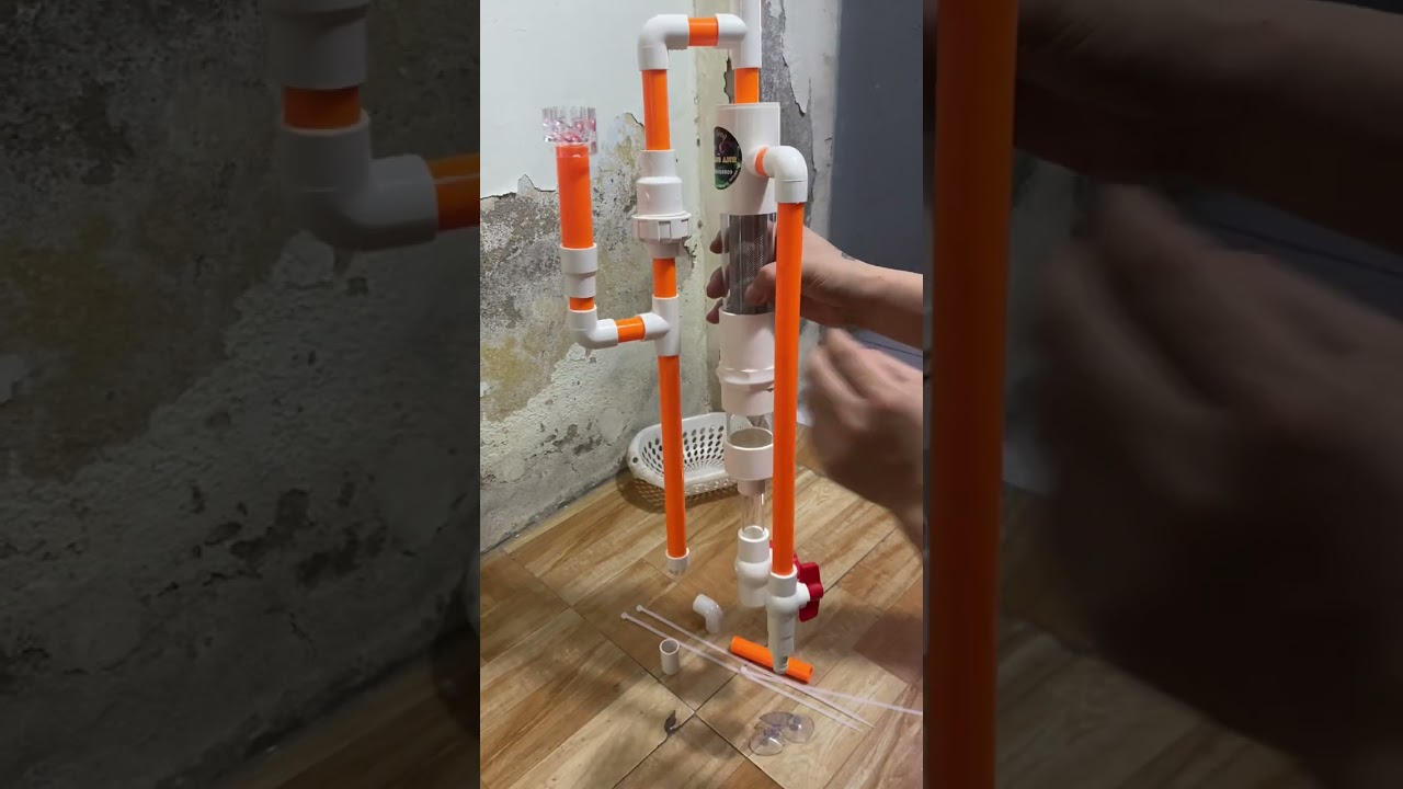 Hd khi nhận , lắp giáp lọc tách phân cho lọc thùng, ae xem ko tua nhe