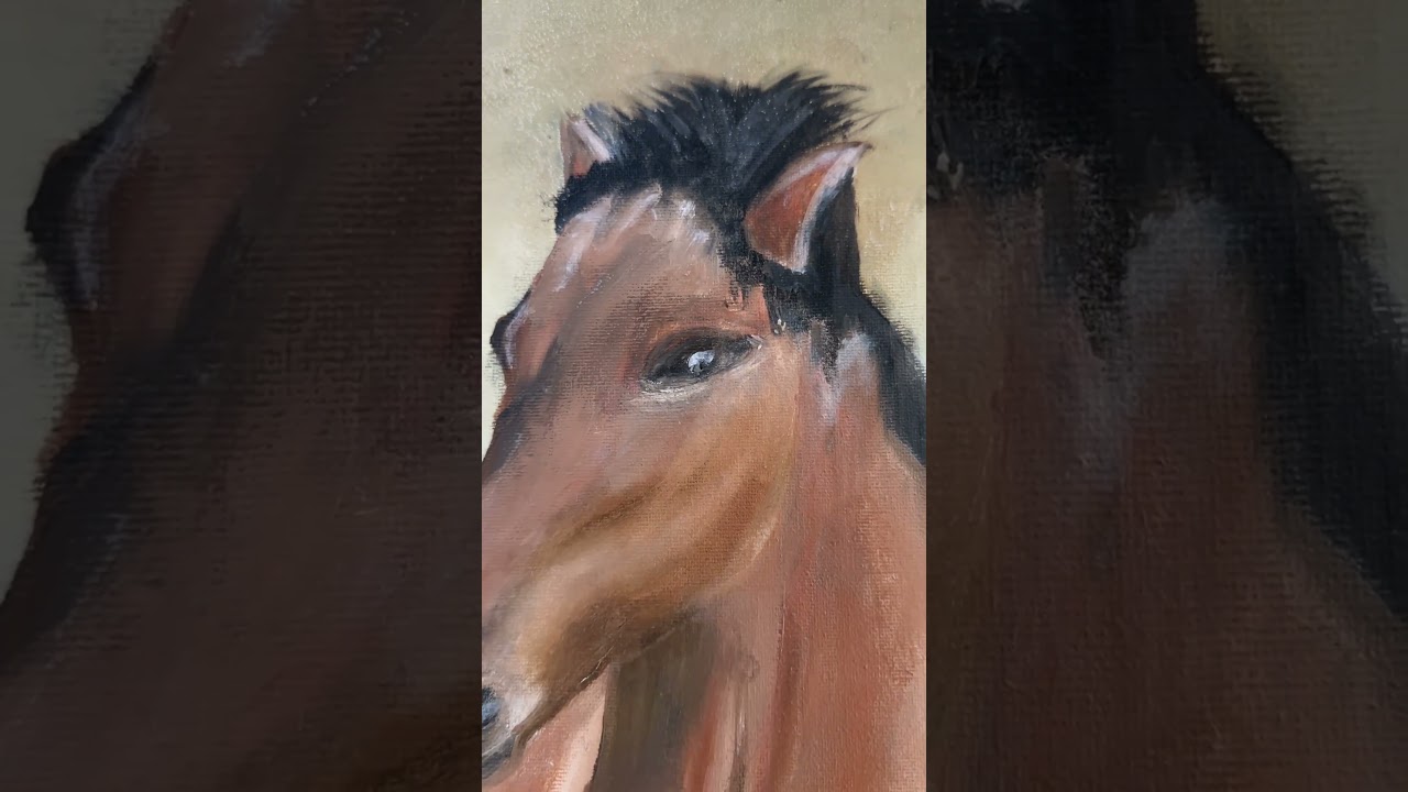 Wait for it… 🎨🐎 #artisticjourney #acrylic #artinspiration