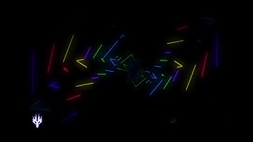Avee player neon particles template