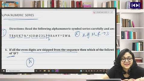 CSEET | Logical Reasoning | Alphanumeric Series | by Snehal Modi