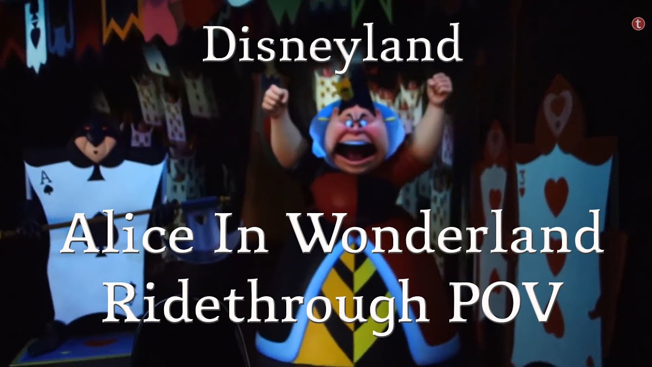 Disneyland - Alice in Wonderland 2014 Refurbishment Ride Through POV