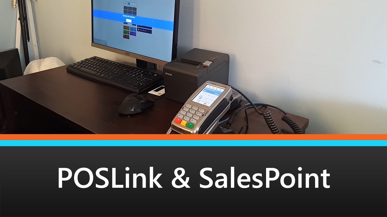 Poslink With Salespoint Demo Verifone Vx 820 Duet Youtube