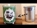 DIY/ Beautiful Tin Can Idea /Recycle Crafts