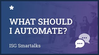 What Should I Automate?