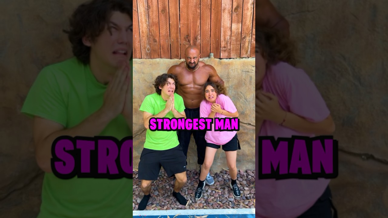 Worlds STRONGEST MAN vs INDESTRUCTIBLE FORT (Crazy) #shorts