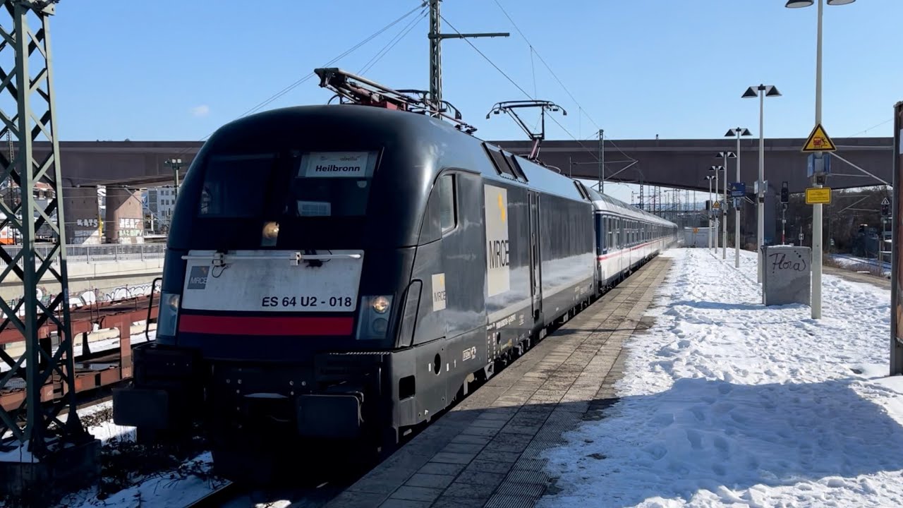 MRCE Taurus 182 518 am TRI Ersatzzug von Tübingen nach Heilbronn durch Stuttgart Neckarpark S21
