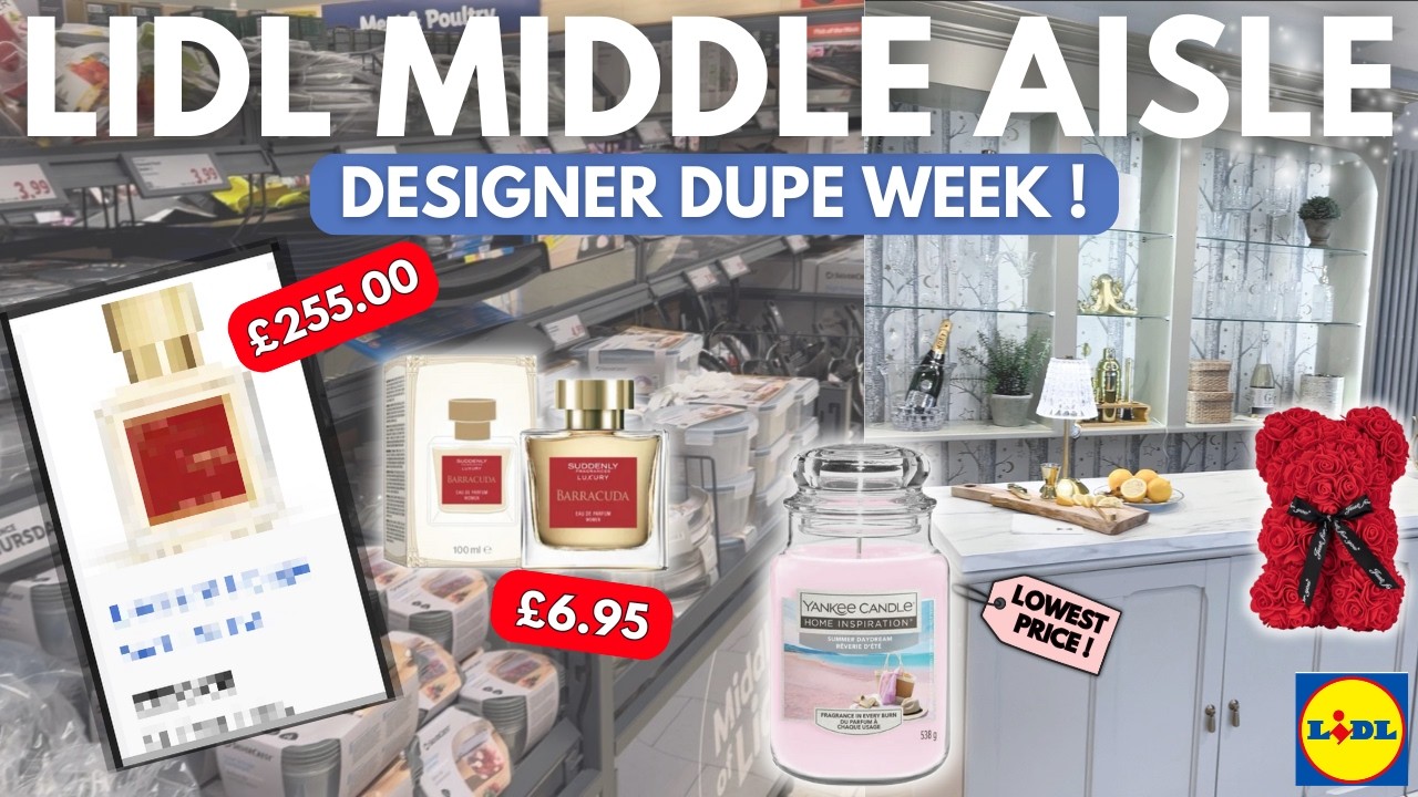 LIDL Middle Aisle This Week – Designer Dupes & Insane Bargains You Don’t Want to Miss