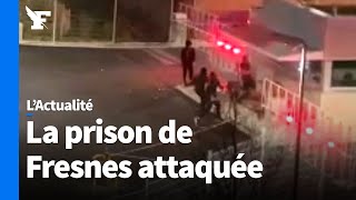 En pleine nuit d'émeutes, des individus s'en prennent à la prison de Fresnes