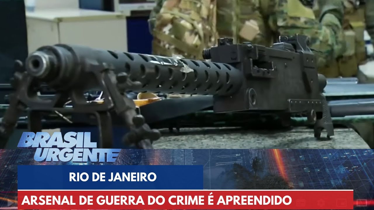 Arsenal de guerra do crime é apreendido pela polícia no Rio de Janeiro | Brasil Urgente