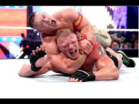 john cena vs brock