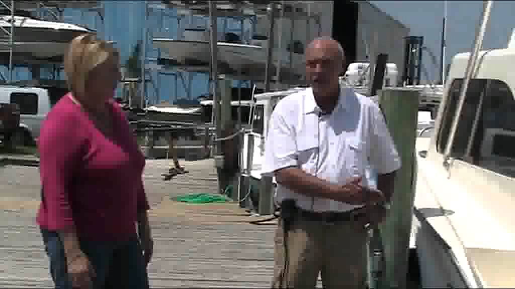 Deb Denys talks to local fishing industry specialist, Sid Preskitt on the Federal ban on Red Snapper