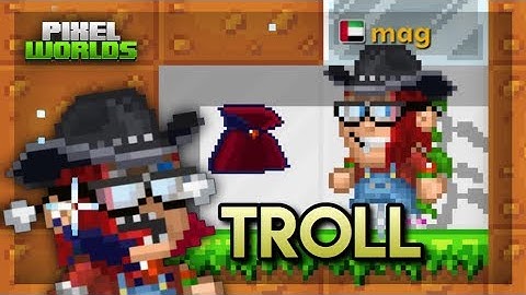Pixel Worlds - Trolling a scammer! (DROPPED A DRACULA CAPE!) + GOT SCAMMED!