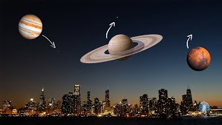 Как найти планеты на небе города?
