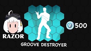 Groove Destroyer  | Fortnite Emote | Using Razor from Battle Breakers