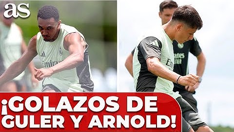 Los GOLAZOS de ARDA GÜLER y TREN ALEXANDER ARNOLD en el ENTRENAMIENTO del REAL MADRID
