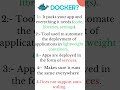What is docker? #docker #devops #devopstrainingvideos