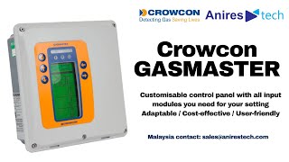 Crowcon Gasmaster Gas Detection Pane Introduction | Malaysia Anires Tech
