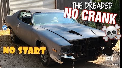 1960s-1970s Mopar, dodge, Chrysler, Plymouth, Jeep. NO CRANK, NO START. My Dodge won