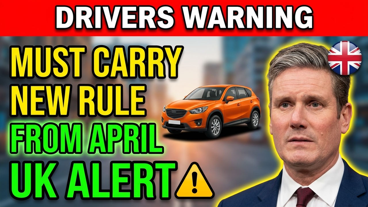 Uk Spring Driving Alert Example 🚨 UK Drivers Warning: You Must Carry This in Your Car from April 2026 ...