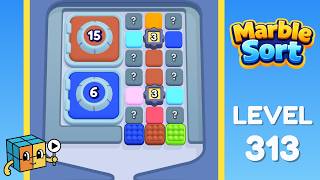 Marble Sort Level 313 Walkthrough Solution