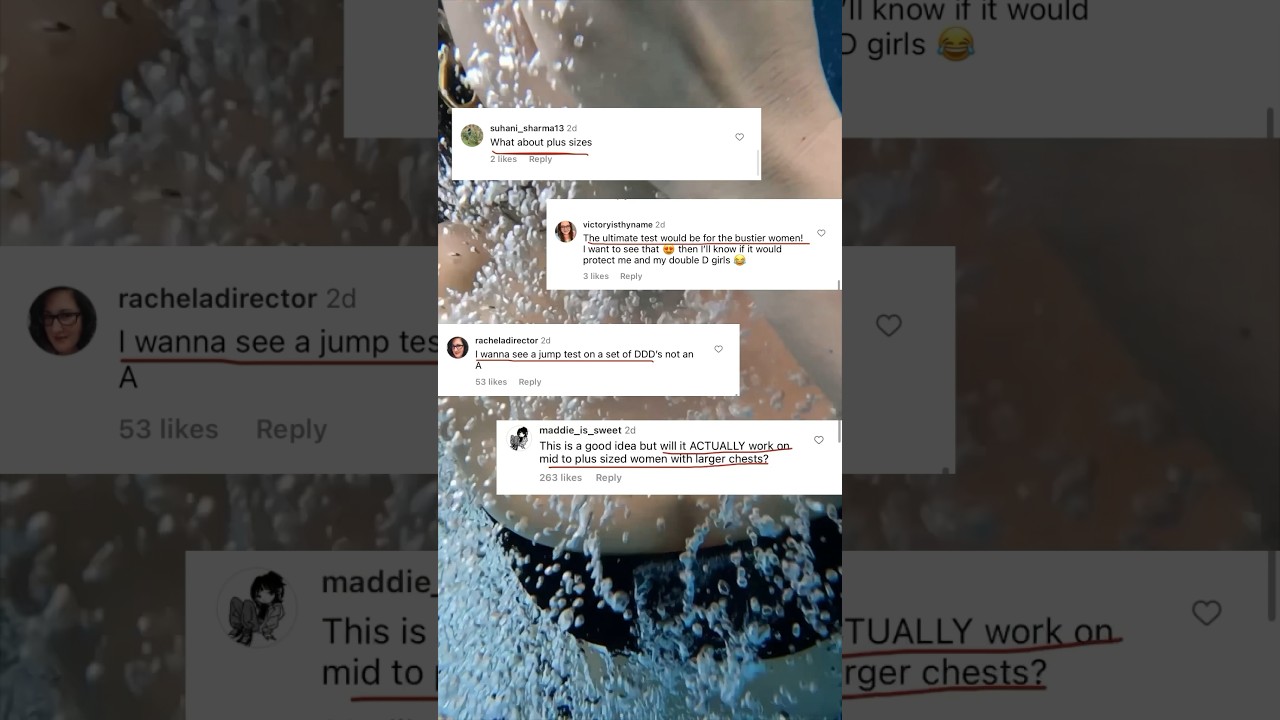 Proof that the Sandbar Strapless isn’t budging, even on a larger chest? You got it 🫡 