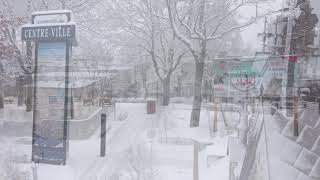 Tempête De Neige Drummondville Vidéo Vingt55