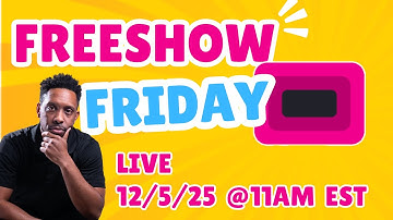 FreeShow Friday 12/5/25  #freeshowtutorial #presentationsoftware #obsstudio