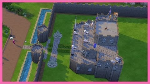Creating Lumbridge Castle from Runescape in the Sims 4